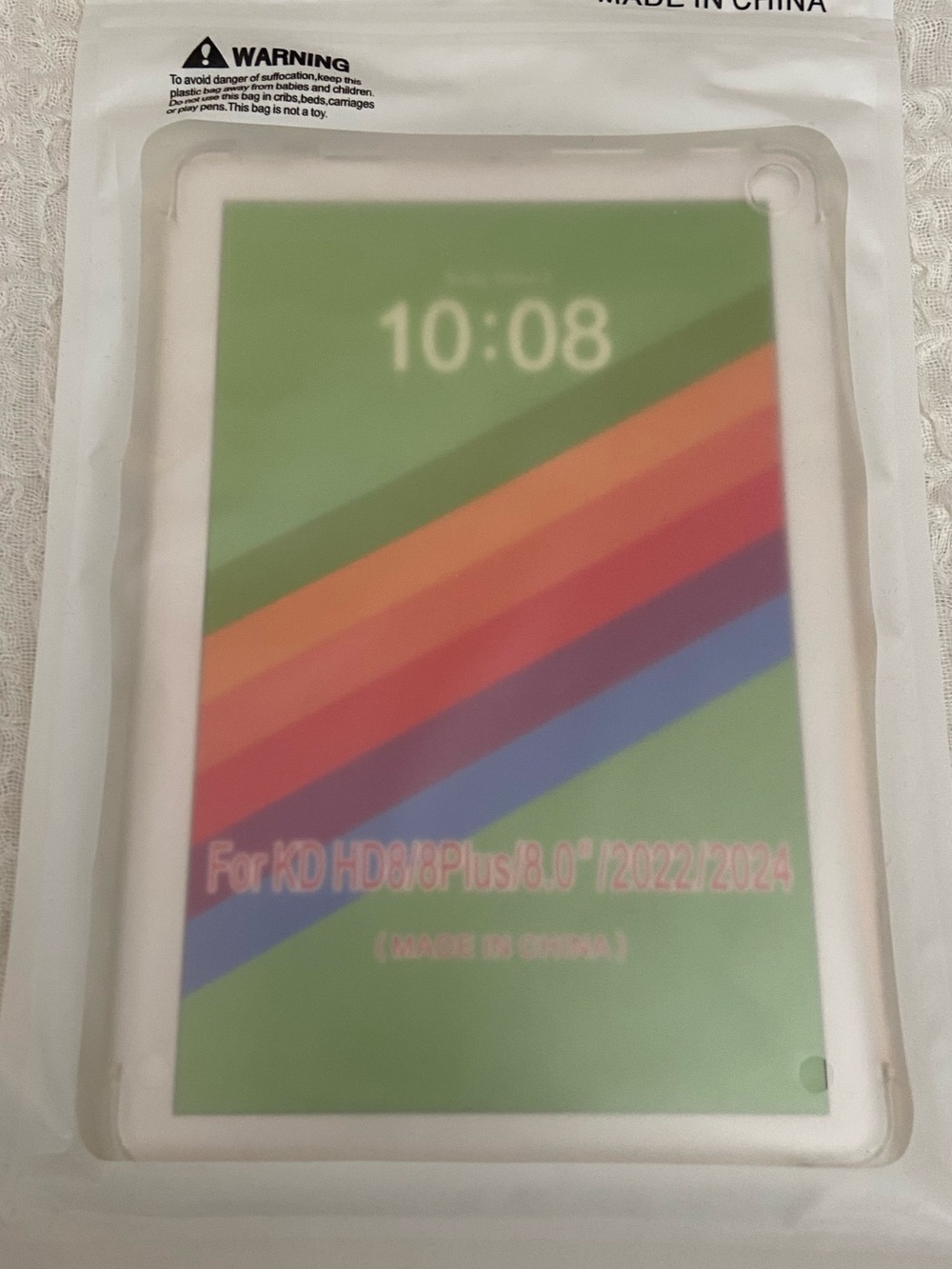 KINDLE CLEAR COVER FOR HD 8/8 PLUS